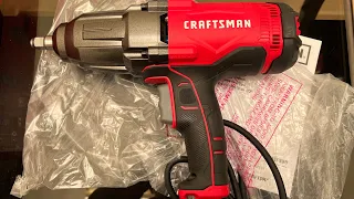Craftman Impact Wrench 7 5 to 450 lbs-ft with a lot of force