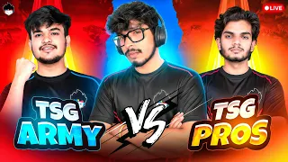 Live ⛔️TSG ARMY vs TSG PROS ⛔️ CHIT CHAT & WATCHPARTY WITH TSG JASH #freefire