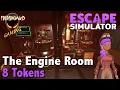 Escape Simulator THE ENGINE ROOM Steampunk DLC 8 Tokens Location