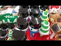 Huge Dollar Tree Christmas Solar Stake Lights Span Of Front Entrance ASMR Shopping Sounds