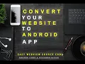 Android WebView Source Code with Whatsapp and file upload download Onesignal Support
