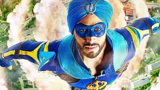 شاب بسيط يمتلك قوة خارقة فيستخدمها لكي ينقذ امه واخوه من رئيس عصابة ظالم A Flying Jatt 