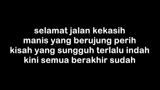 the rain terlalu indah lyrics on screen 