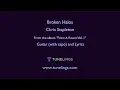 Broken Halos - Chris Stapleton (play-along for guitar)