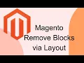 Remove Blocks via Layout in Magento 2
