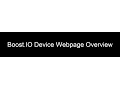 Brainboxes - Boost IO Device Webpage Overview