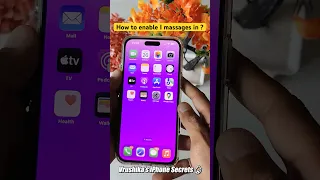 How To Enable IMessage Send Free Messages On IPhone Shortsvideo Ytshorts Technology 