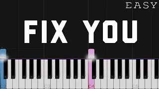 Download Coldplay - Fix You | EASY Piano Tutorial MP3