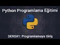 Python Programlama Ders Python Programlama Diline Giris