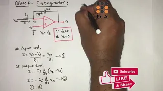 OPAMP as integrator EC Academy