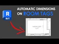 How to Create Automatic Dimensions on Room Tags in Revit Tutorial