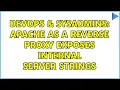 DevOps SysAdmins Apache as a Reverse Proxy Exposes internal server strings