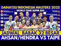 Jadwal Hari Pertama Indonesia Masters 2025