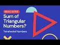 Sum of Triangular Numbers Understanding Number patterns