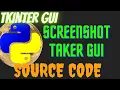 Screenshot Taker Project GUI in python tkinter