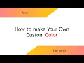 How to Add Custom Colors in ConsoleColors java - Simple and Efficient