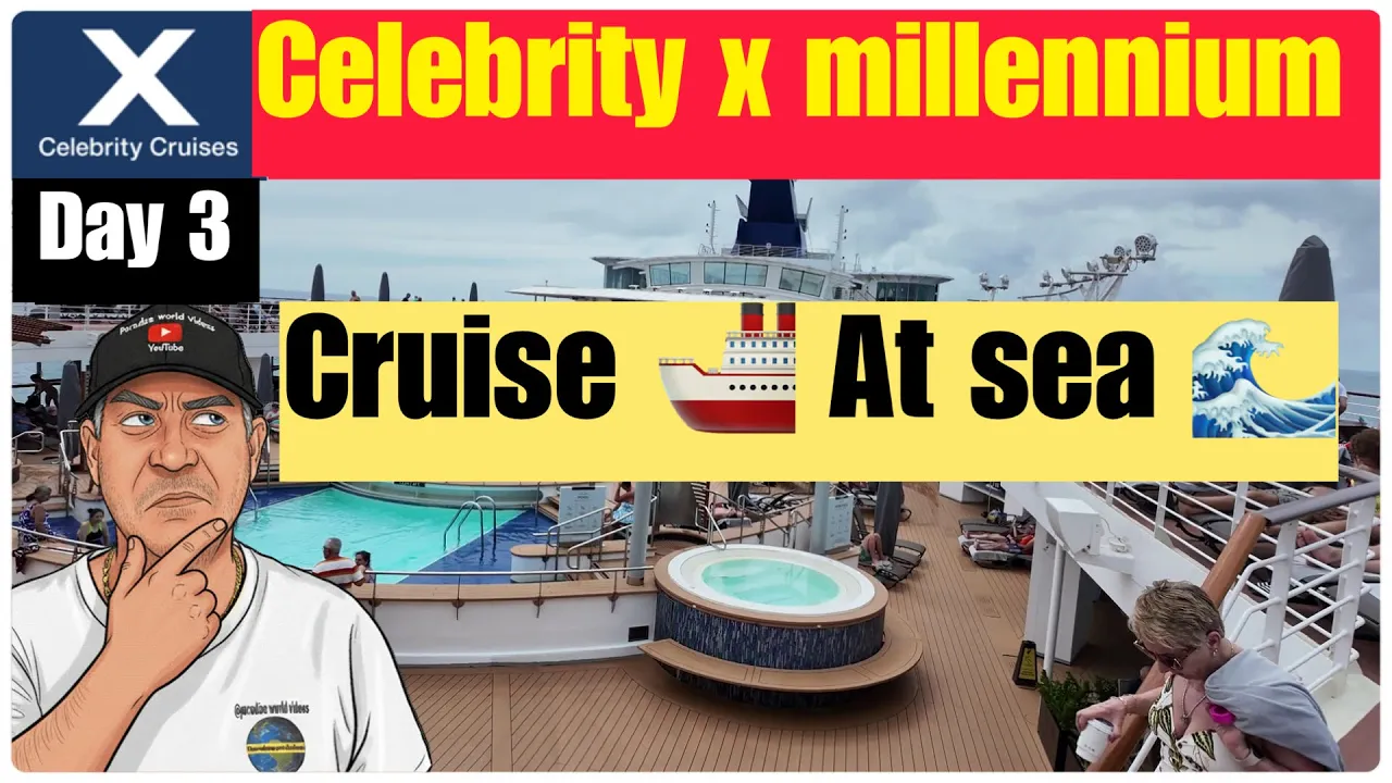 day 3 celebrity cruise exploring the ship decks and entertainment/dinning on the celebrity cruise !