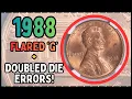 1988 ERROR PENNIES - How to find Doubled Dies and Flared G Lincoln Cents