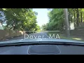 Dover Massachusetts A drive through the best driving roads of Dover 4K