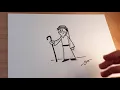 Drawing a Cartoon Shepherd How to Draw a Christmas Scene Part 3