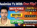 Maximize 1 s with One Flip Kadane s Algorithm Trick GFG POTD Explained