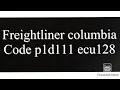 How to fix code p1d111