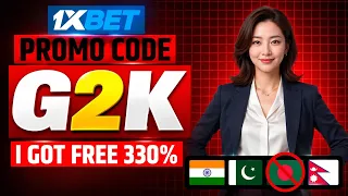 1XBET PROMO CODE / FREE BOOST 1XBET FOR REGISTRATION / PROMO CODE NEW - G2K / 1XBET 2026