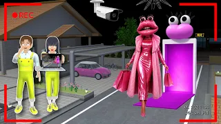 Yuta Mio Panik CCTV MEREKAM PINTU PORTAL ZUPA LUPA Di Depan Rumah Mereka 😱| Sakura School Simulator
