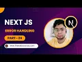 Next js Error Handling Next Js Tutorial In Hindi