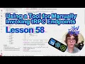 Lesson 58 Using a Tool for Manually Invoking tRPC Endpoints TypeScript Node js React