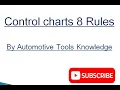 8 rules of Control Charts - Special cause in SPC