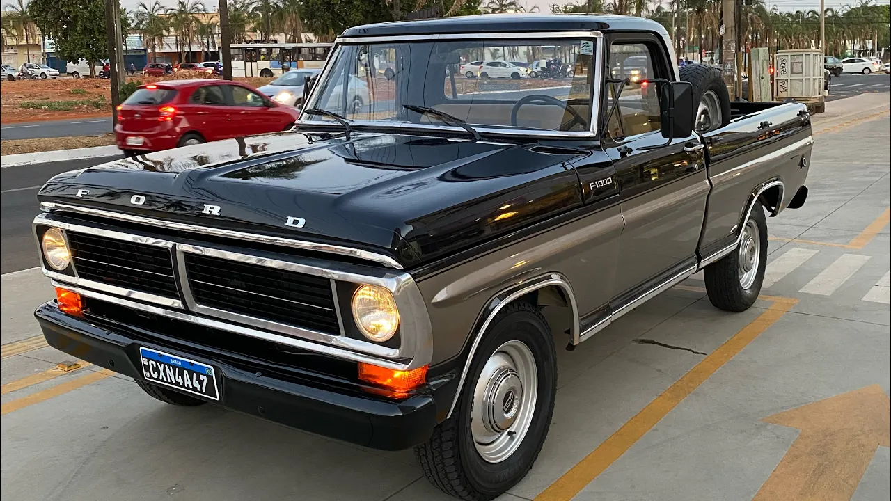 F-1000 ano 1983 (placa preta)