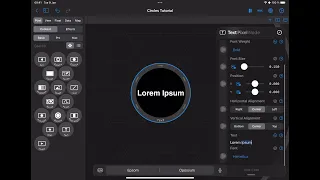 Circles - Text Pixel Node