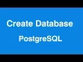 PostgreSQL CREATE DATABASE