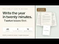 The Family Christmas Letter write your year in review in twenty minutes 5 printable layouts