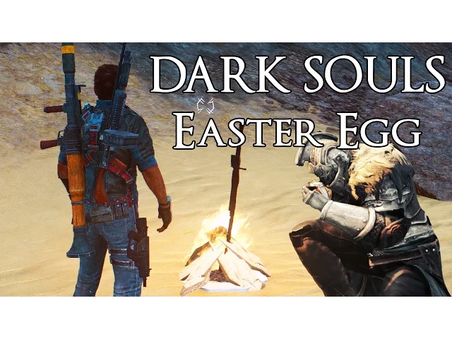 Just Cause 3 - Dark Souls Bonfire Easter Egg