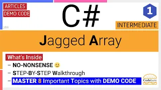 C Jagged Array 2D Array Array of Arrays Syntax Declaration Initialization Demo