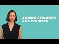 How To Add Students Courses Using Advent eLearning