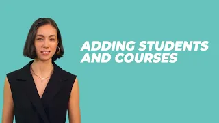 How To Add Students Courses Using Advent eLearning