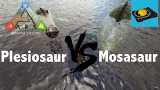 ark insight plesiosaur v s mosasaurus