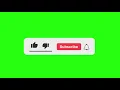Download Lagu YouTube like subscribe bell icon buttons green screen | End Screen