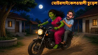 মোটরসাইকেলওয়ালী চুড়েল | 𝗠𝗢𝗧𝗢𝗥𝗖𝗬𝗖𝗟𝗘 𝗪𝗔𝗟𝗜 𝗖𝗛𝗨𝗥𝗘𝗟 | Daini Bhuture Golpo | Bangla Horror Stories 2026