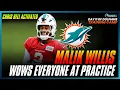 Malik Willis WOWS At Dolphins Training Camp Chris Bell Activated