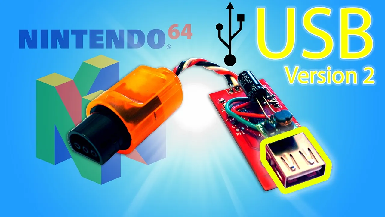 Mouse and Keyboard on the Nintendo 64 | N64 USB V2