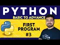 First Python Program and How it Works Python Tutorial in Hindi 3