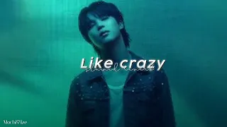 jimin - like crazy (english ver.) | (slowed + reverb)