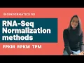 Difference between and TPM RNA-Seq Normalization Methods Bioinformatics 101