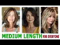 35 Best Medium Length Layered Haircuts 2025 Shaggy haircut for women Haircuts after 40 50