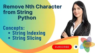 Python Program to remove nth character from string split string in Python