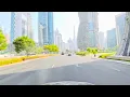 Marasi Drive Before City Wakes | Dubai ( 4K ) | Business Bay